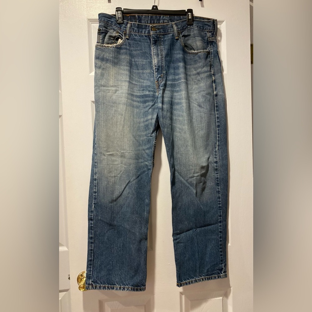 Men's Relaxed Fit Blue Jeans
